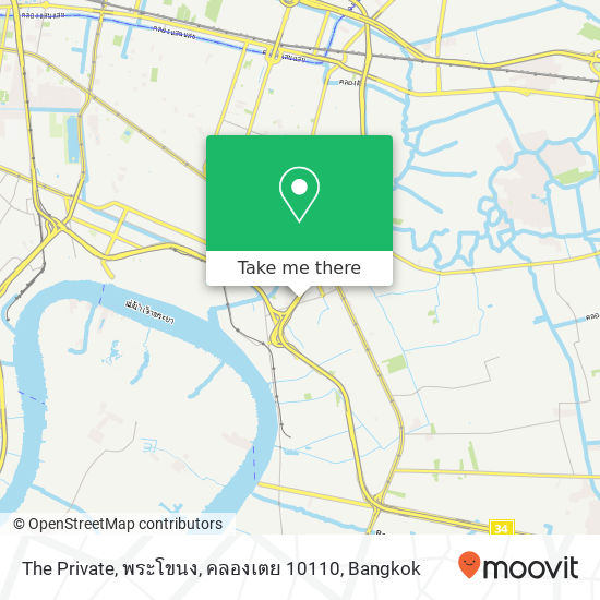 The Private, พระโขนง, คลองเตย 10110 map