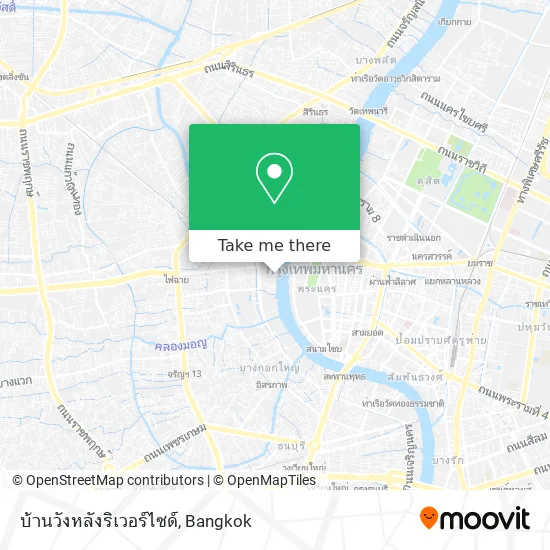 บ้านวังหลังริเวอร์ไซด์ map