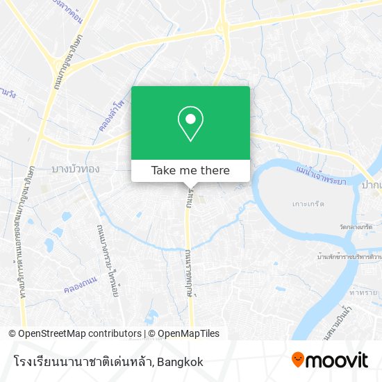 โรงเรียนนานาชาติเด่นหล้า map