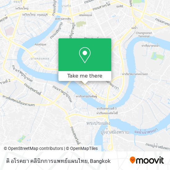 ดิ อโรคยา คลินิกการแพทย์แผนไทย map