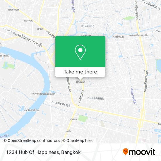1234 Hub Of Happiness map
