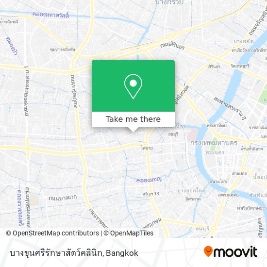 บางขุนศรีรักษาสัตว์คลินิก map