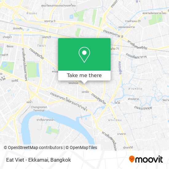 Eat Viet - Ekkamai map