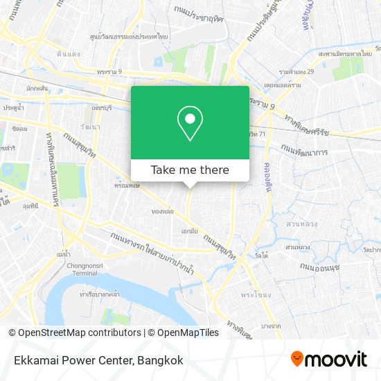 Ekkamai Power Center map