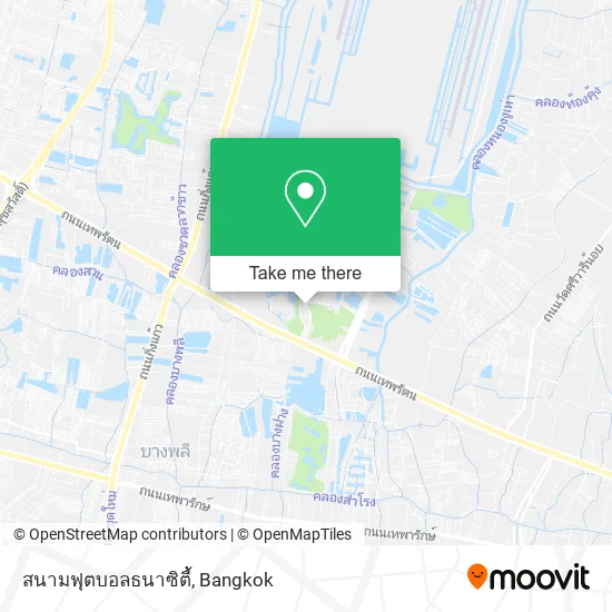สนามฟุตบอลธนาซิตี้ map