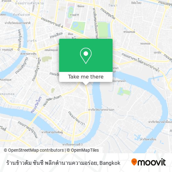 ร้านข้าวต้ม ซันซี พลิกตำนานความอร่อย map