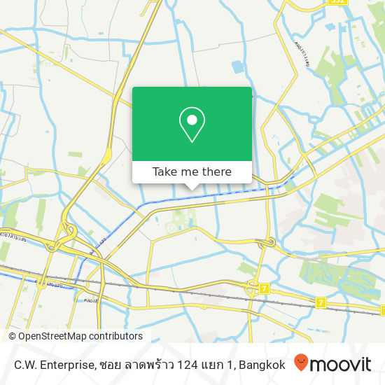 C.W. Enterprise, ซอย ลาดพร้าว 124 แยก 1 map