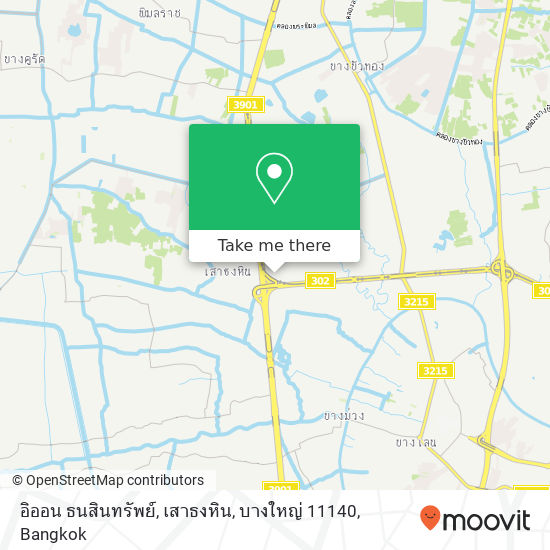 อิออน ธนสินทรัพย์, เสาธงหิน, บางใหญ่ 11140 map