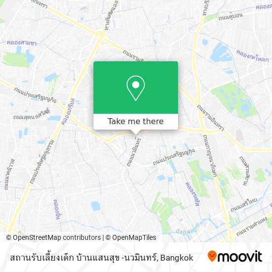 สถานรับเลี้ยงเด็ก บ้านแสนสุข -นวมินทร์ map