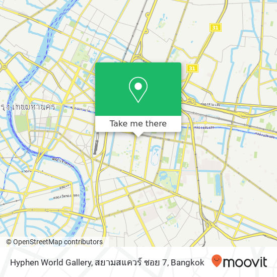 Hyphen World Gallery, สยามสแควร์ ซอย 7 map