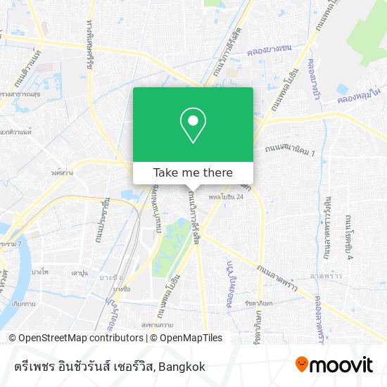 ตรีเพชร อินชัวรันส์ เซอร์วิส map