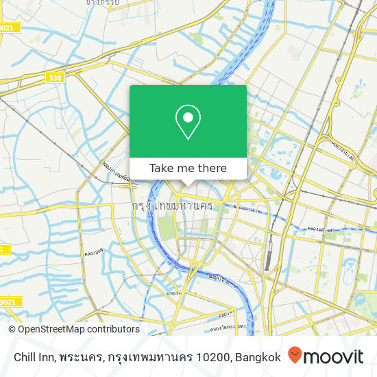 Chill Inn, พระนคร, กรุงเทพมหานคร 10200 map