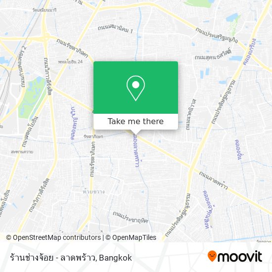 ร้านช่างจ้อย - ลาดพร้าว map