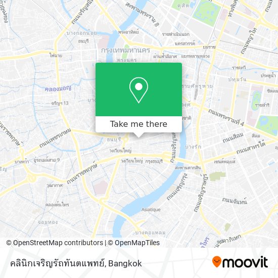 คลินิกเจริญรัถทันตแพทย์ map