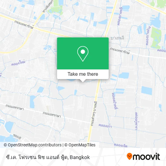 ซี.เค. โฟรเซน ฟิช แอนด์ ฟู้ด map