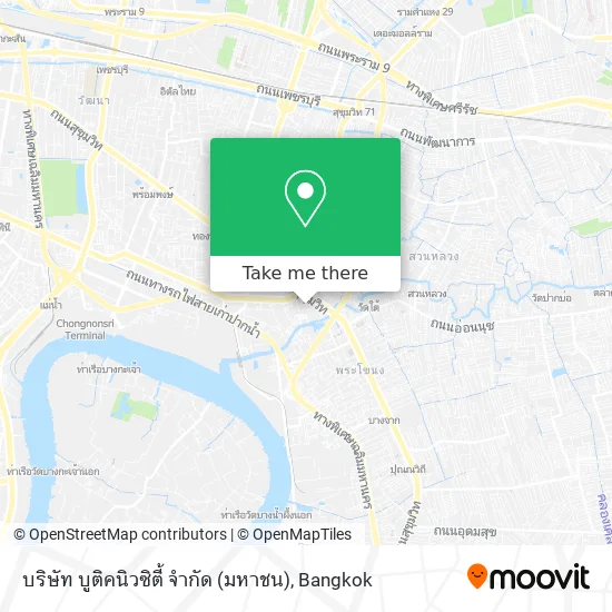 บริษัท บูติคนิวซิตี้ จำกัด (มหาชน) map