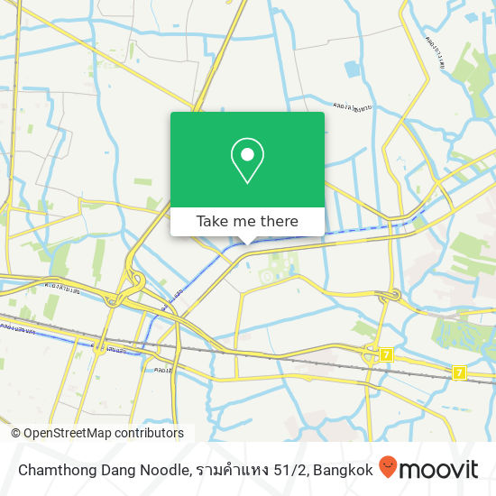 Chamthong Dang Noodle, รามคำแหง 51 / 2 map