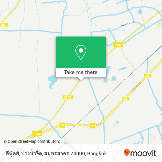 ลีฟู้ดส์, บางน้ำจืด, สมุทรสาคร 74000 map