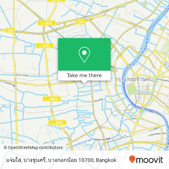 แจ่มใส, บางขุนศรี, บางกอกน้อย 10700 map