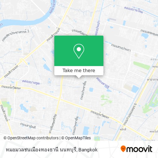 หมอมวลชนเมืองทองธานี นนทบุรี map