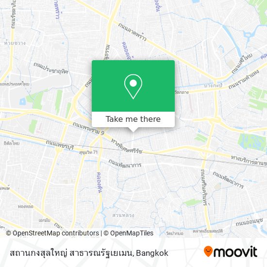 สถานกงสุลใหญ่ สาธารณรัฐเยเมน map