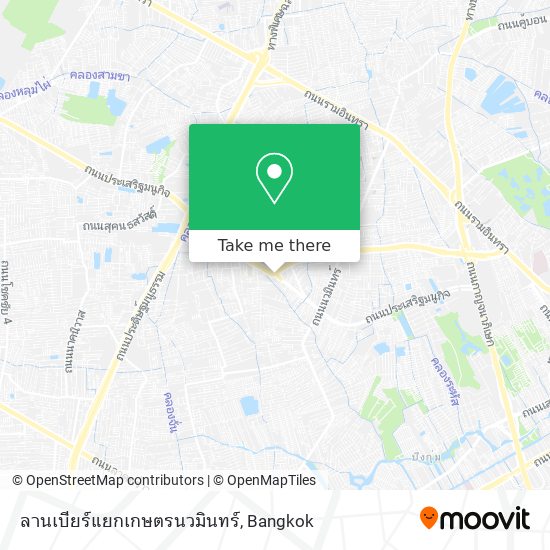 ลานเบียร์แยกเกษตรนวมินทร์ map