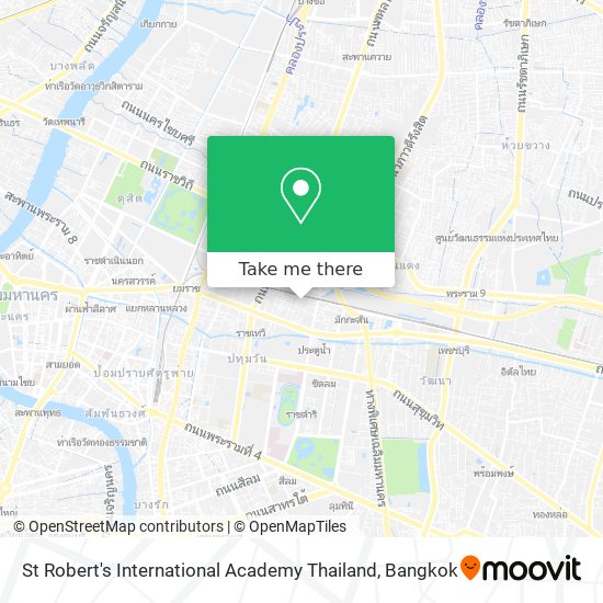 St Robert's International Academy Thailand map