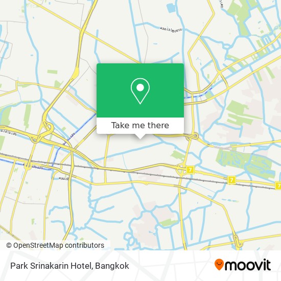 Park Srinakarin Hotel map