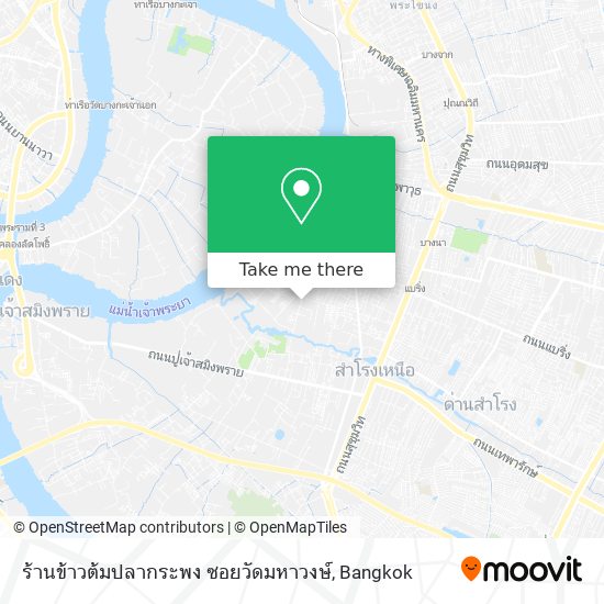 ร้านข้าวต้มปลากระพง ซอยวัดมหาวงษ์ map