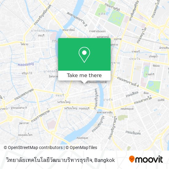 วิทยาลัยเทคโนโลยีวัฒนาบริหารธุรกิจ map