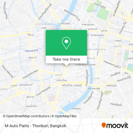 M Auto Parts - Thonburi map
