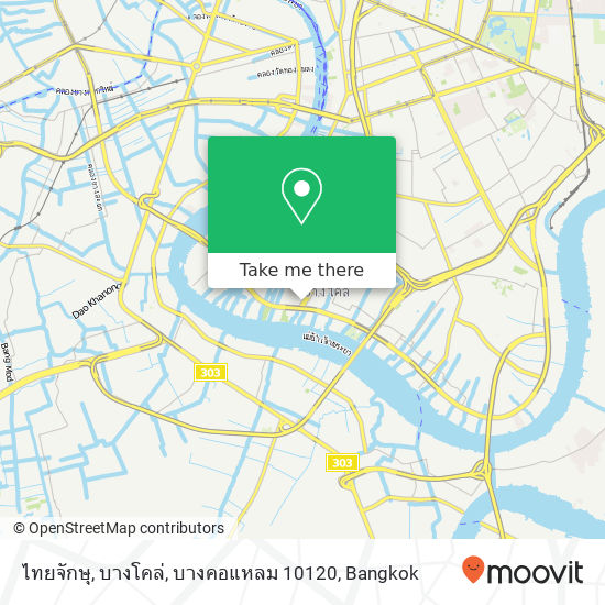 ไทยจักษุ, บางโคล่, บางคอแหลม 10120 map