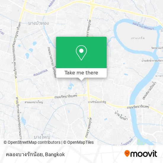 คลองบางรักน้อย map