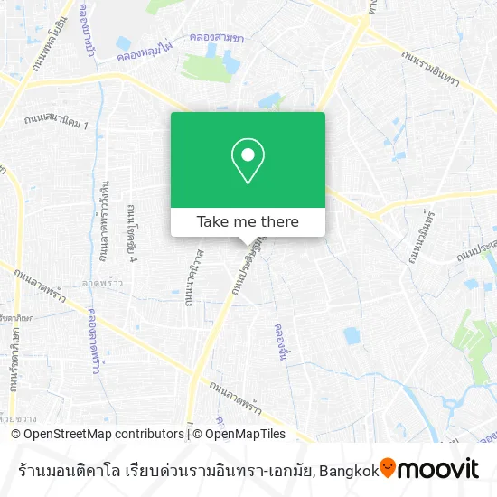 ร้านมอนติคาโล เรียบด่วนรามอินทรา-เอกมัย map