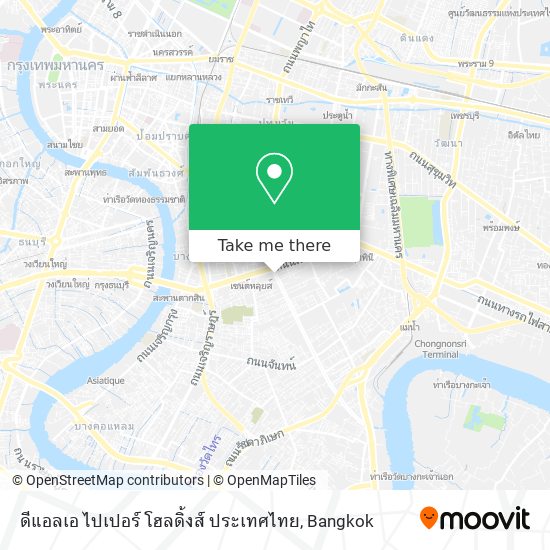 ดีแอลเอ ไปเปอร์ โฮลดิ้งส์ ประเทศไทย map
