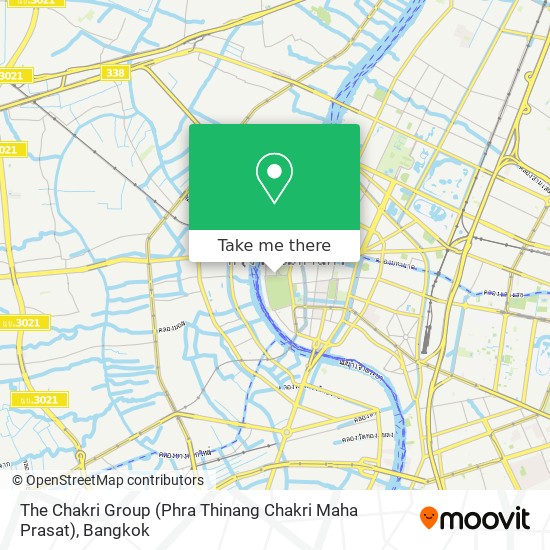 The Chakri Group (Phra Thinang Chakri Maha Prasat) map