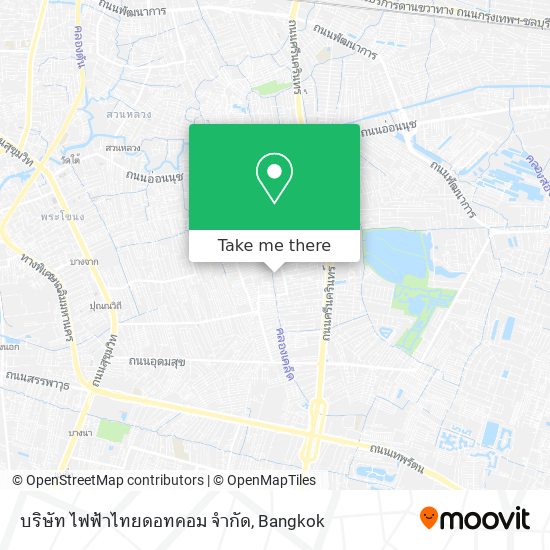 บริษัท ไฟฟ้าไทยดอทคอม จำกัด map