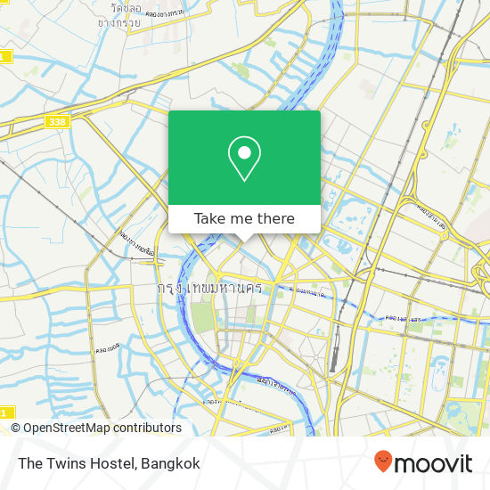The Twins Hostel map