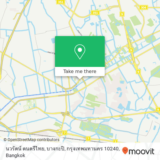 นวรัตน์ ดนตรีไทย, บางกะปิ, กรุงเทพมหานคร 10240 map