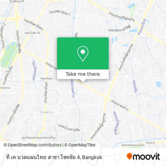 ที.เค นวดแผนไทย สาขา โชคชัย 4 map