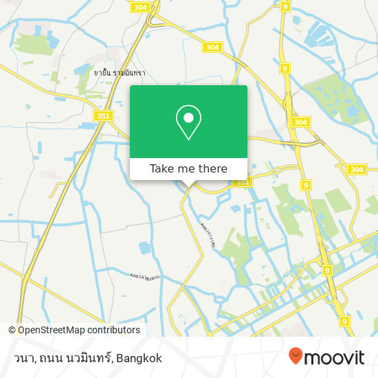 วนา, ถนน นวมินทร์ map