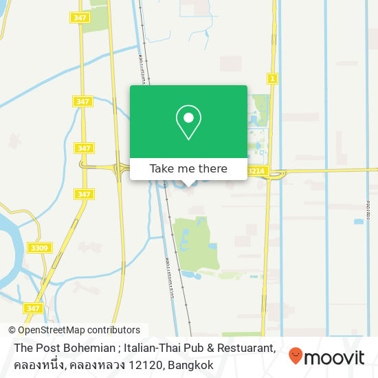 The Post Bohemian ; Italian-Thai Pub & Restuarant, คลองหนึ่ง, คลองหลวง 12120 map