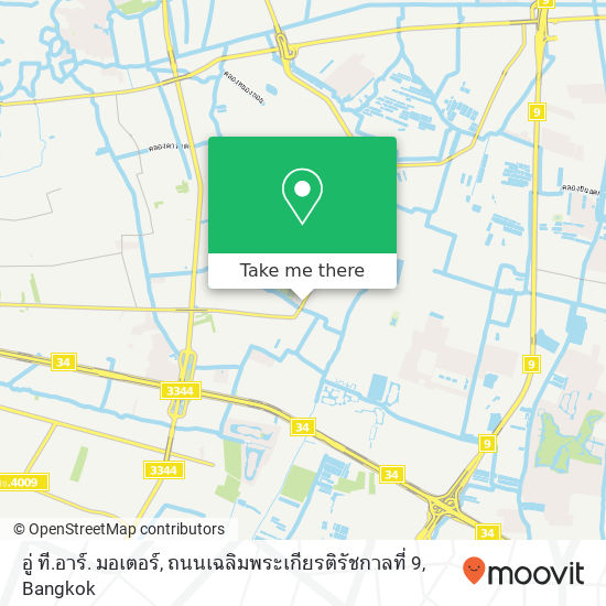 อู่ ที.อาร์. มอเตอร์, ถนนเฉลิมพระเกียรติรัชกาลที่ 9 map