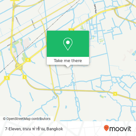 7-Eleven, ถนน ท่าข้าม map