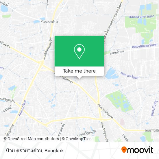 ป้าย ตรายางด่วน map