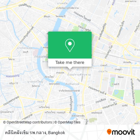 คลีนิคฝังเข็ม รพ.กลาง map