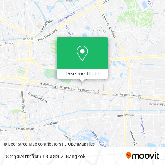 8 กรุงเทพกรีฑา 18 แยก 2 map