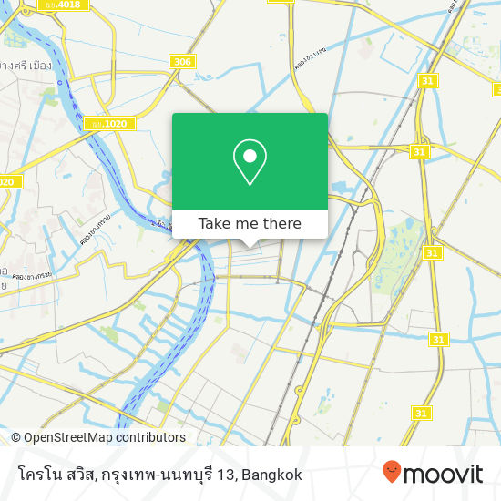 โครโน สวิส, กรุงเทพ-นนทบุรี 13 map