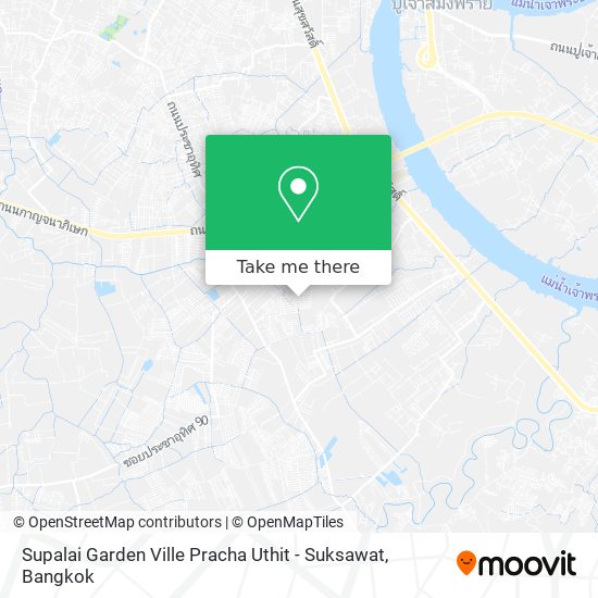 Supalai Garden Ville Pracha Uthit - Suksawat map