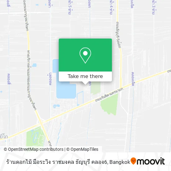 ร้านดอกไม้ มือระวิง ราชมงคล ธัญบุรี คลอง6 map